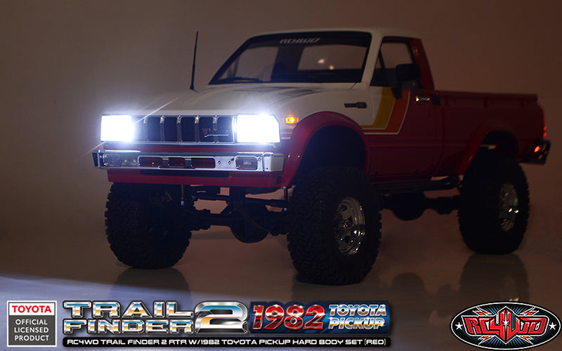 RC4WD Trail Finder 2 RTR w/1982 Toyota Pickup Hard Body Set (Red)