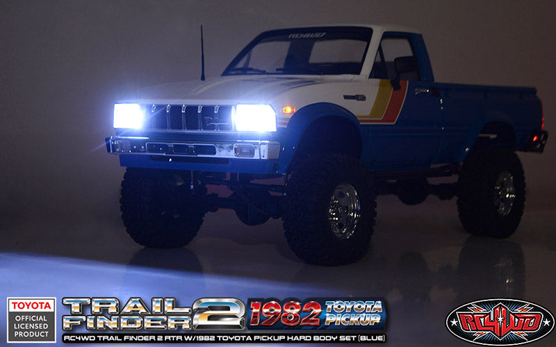 RC4WD Trail Finder 2 RTR w/1982 Toyota Pickup Hard Body Set (Blue)