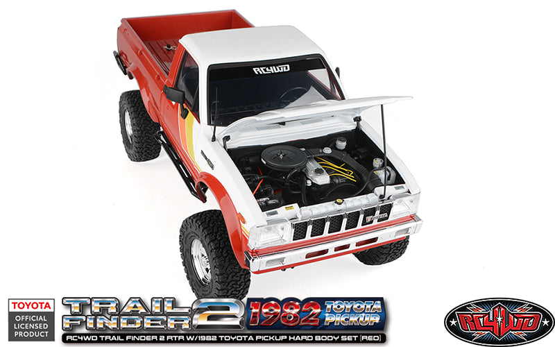 RC4WD Trail Finder 2 RTR w/1982 Toyota Pickup Hard Body Set (Red)