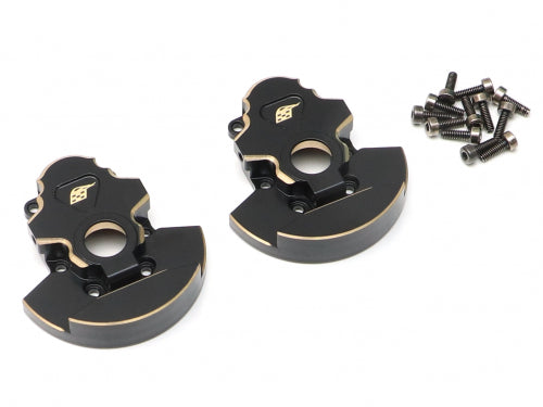 Boom Racing Brass Rear Knuckle Covers for AR44/BRX70/BRX90 Portal PHAT™ Axle