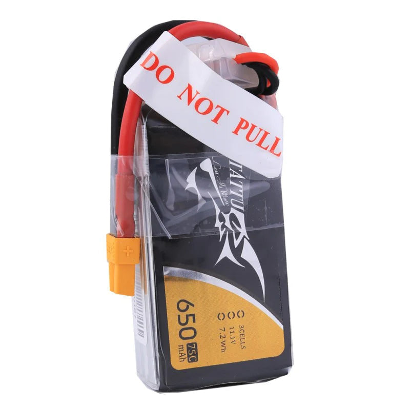 Tattu 3S Lipo Battery 650mah 75C