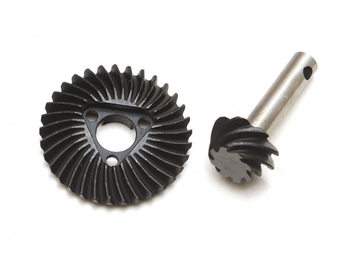 Boom Racing Heavy Duty Keyed Bevel Helical Underdrive Gear 33/8T + Differential Locker Set for BRX70/BRX80/BRX90 PHAT™ & AR44/45/Capra Axles