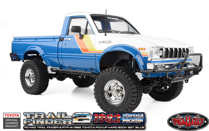 RC4WD Trail Finder 2 RTR w/1982 Toyota Pickup Hard Body Set (Blue)