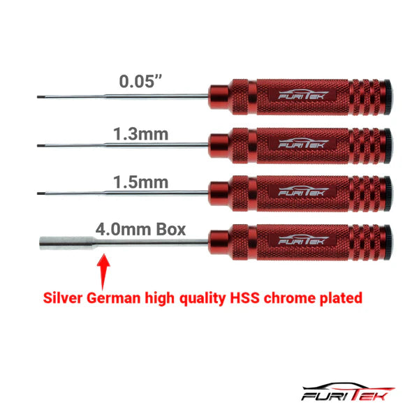 Furitek Hss Chromium Hex Tool Set For 1/24 1/18 for RC Crawler