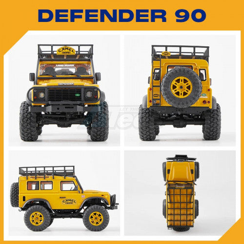 FMS 1/24 Land Rover Defender 90 RTR Yellow