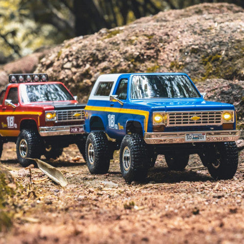 FMS 1:24 FCX24 Chevrolet K5 BLAZER PRO RTR 18th Anniversary Brushless Edition Blue