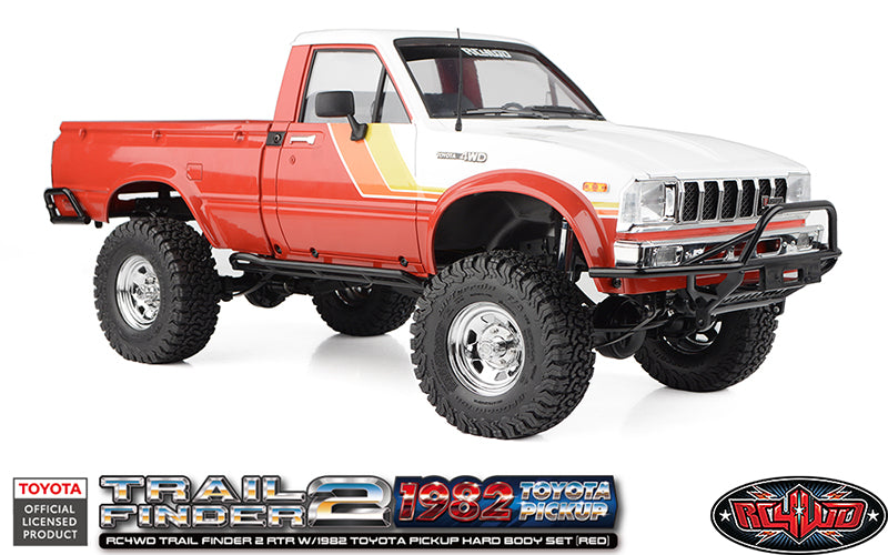 RC4WD Trail Finder 2 RTR w/1982 Toyota Pickup Hard Body Set (Red)