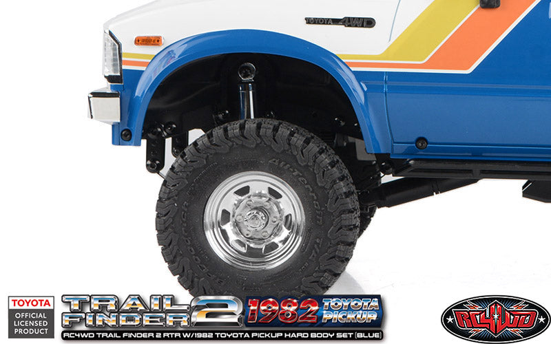 RC4WD Trail Finder 2 RTR w/1982 Toyota Pickup Hard Body Set (Blue)