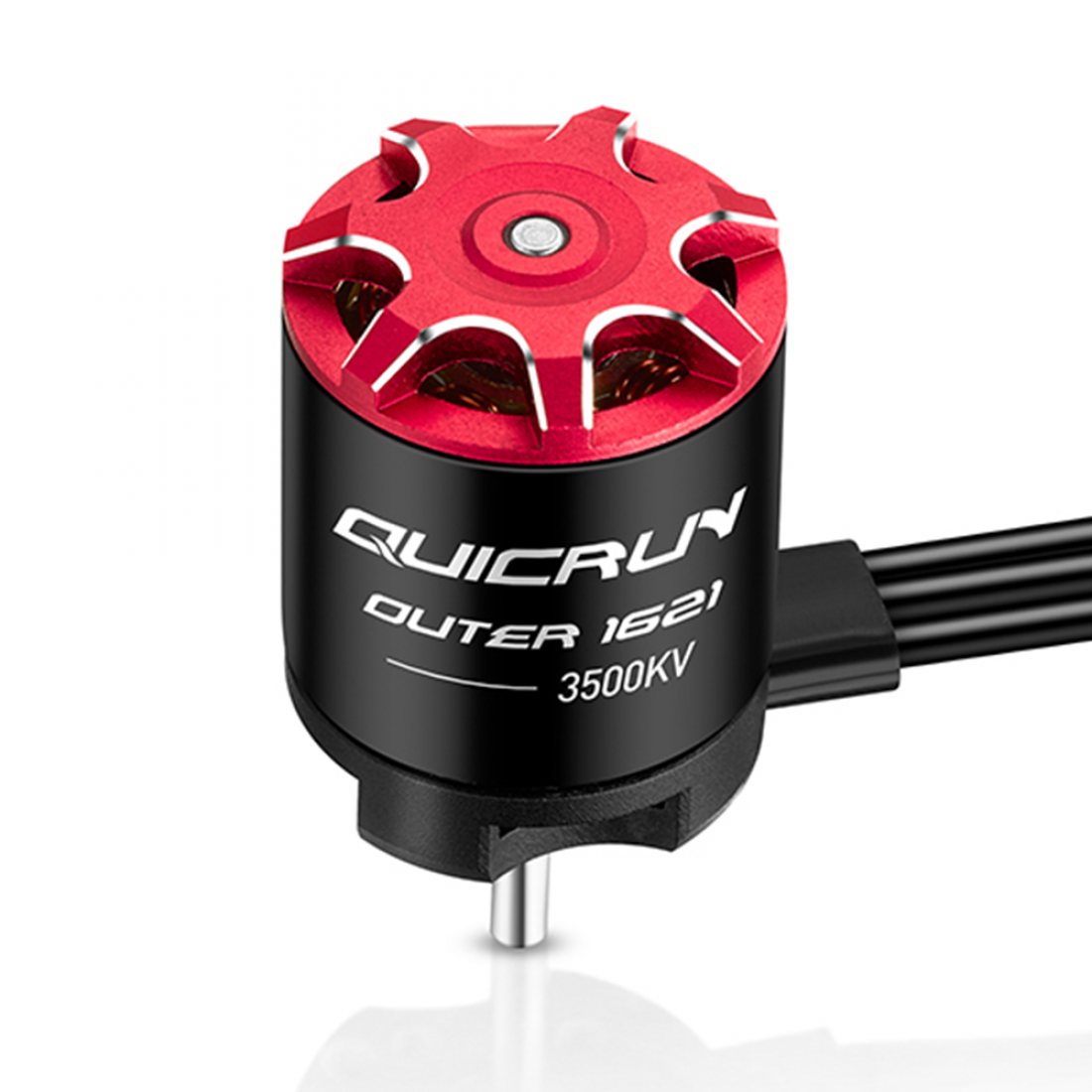 Hobbywing QUICRUN Outer-1621SL-3500KV-BLACK Brushless Motor for 1/24th Crawlers