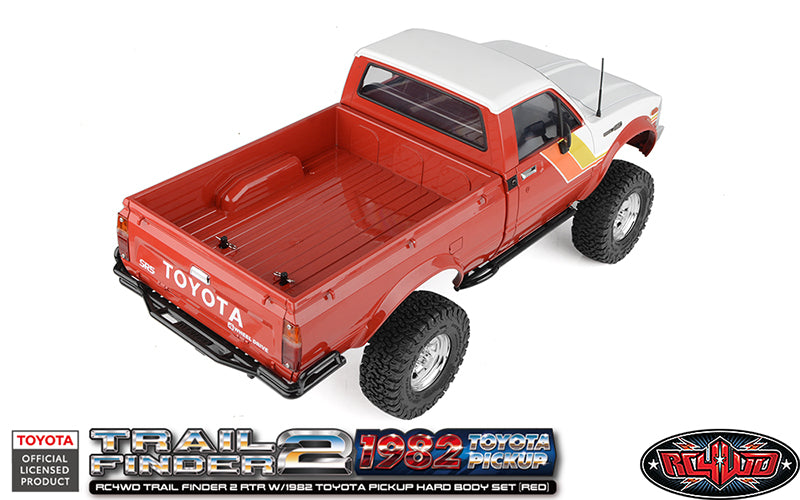 RC4WD Trail Finder 2 RTR w/1982 Toyota Pickup Hard Body Set (Red)