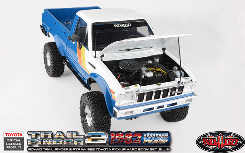 RC4WD Trail Finder 2 RTR w/1982 Toyota Pickup Hard Body Set (Blue)