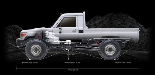 Boom Racing BRX01 1/10 4WD Radio Control Chassis Kit w/ Killerbody LC70 Hard Body Kit Set *PRE-ORDER*