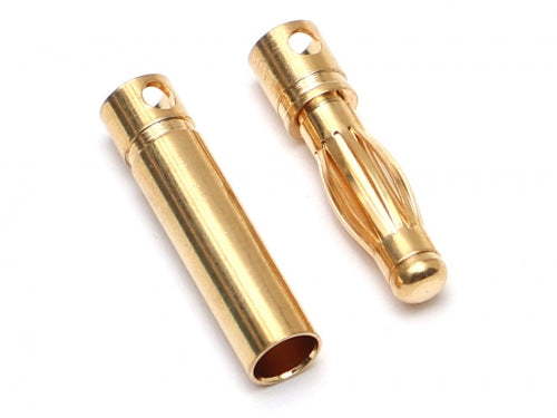 Team Raffee Co. 4mm Gold Banana Bullet Plug Male & Female (5pairs)