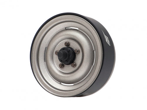 Boom Racing SLR 1.9" Land Rover® Steel Narrow (21mm) Beadlock Wheel w/ Scale Cap, Scale Hardware & Alum Hub (2pcs)